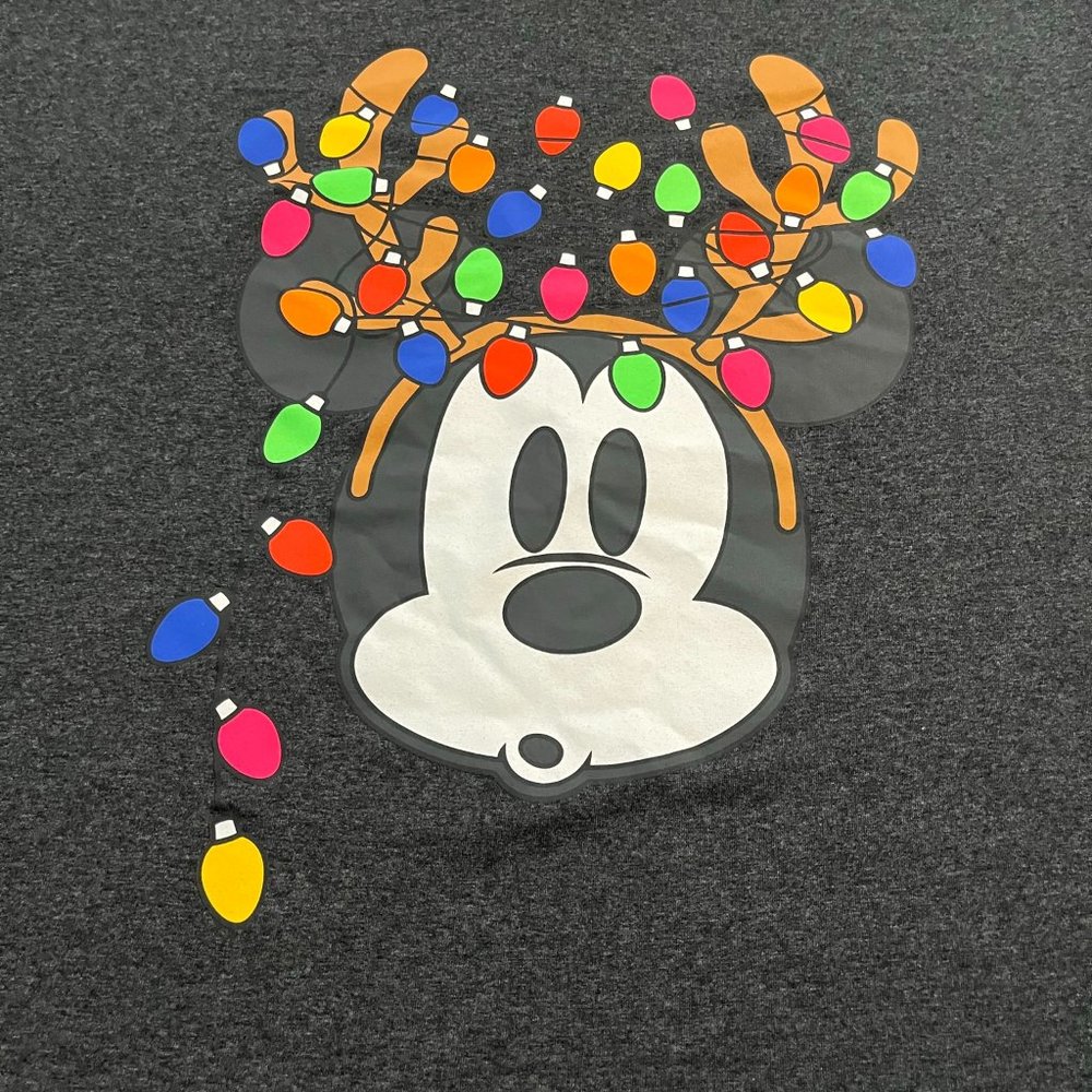Men's Disney Mickey Mouse Christmas T-shirt Size 3XLT
